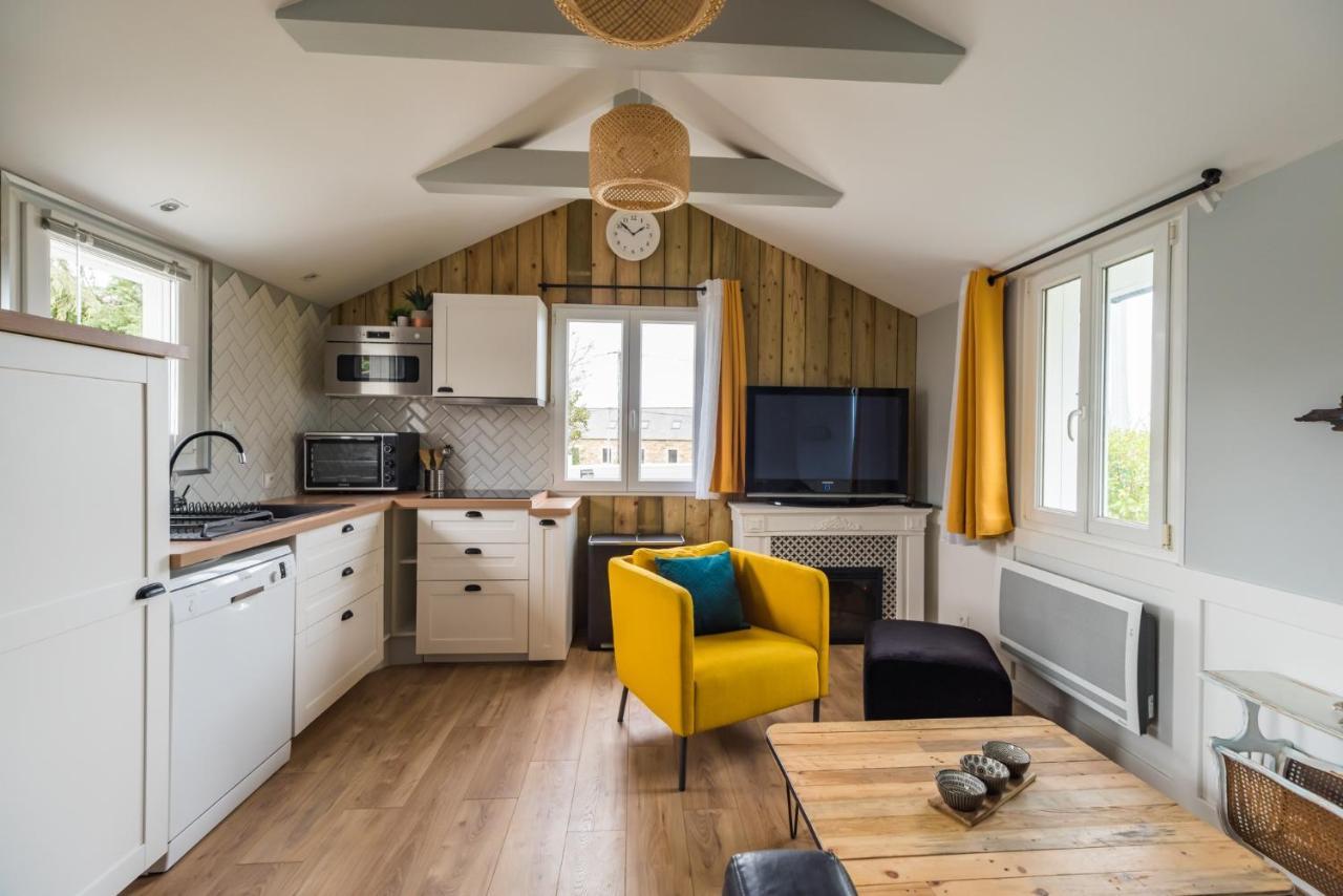 Ty Ker Embrun - Maison Vue Mer A 280M De La Plage 普卢格雷斯康 外观 照片