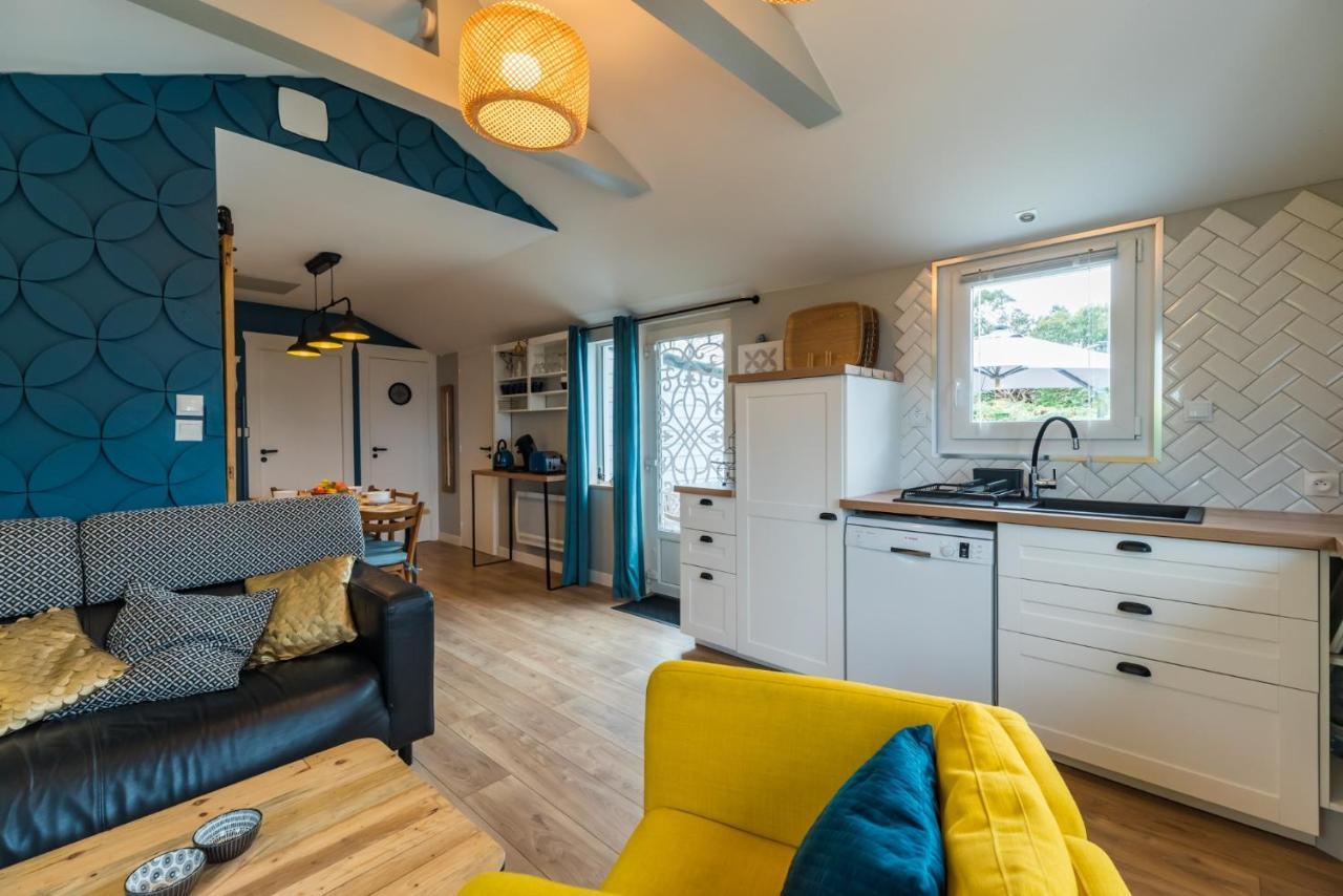 Ty Ker Embrun - Maison Vue Mer A 280M De La Plage 普卢格雷斯康 外观 照片